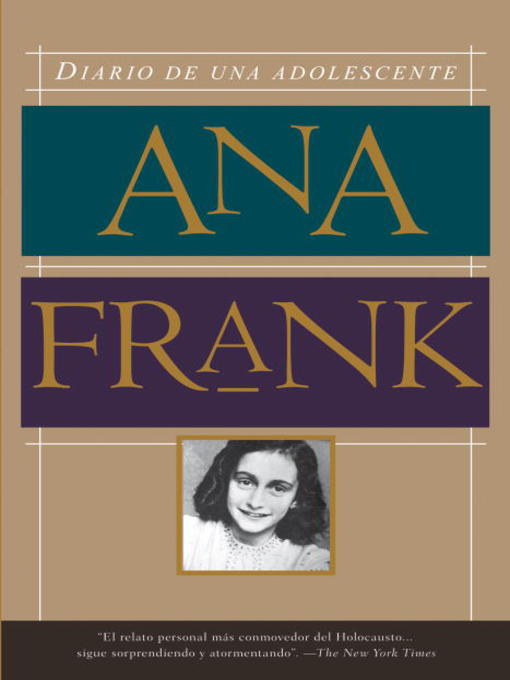 Title details for Diario de una adolescente by Anne Frank - Wait list